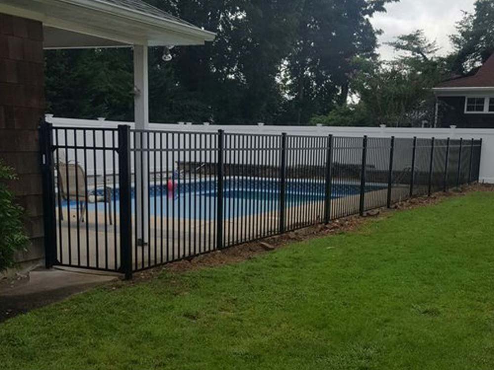 Pool side fence Image
